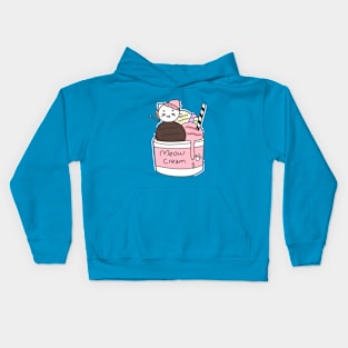 Meow cream Kids Hoodie